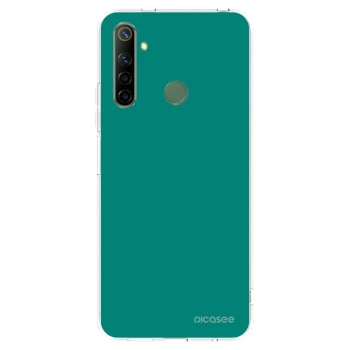 Picasee silikonska prozirna maskica za Realme 6i - Emerald Mist