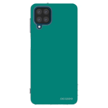 Picasee silikonska prozirna maskica za Samsung Galaxy A12 A125F - Emerald Mist