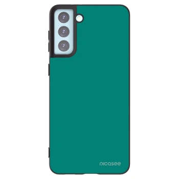 Picasee crna silikonska maskica za Samsung Galaxy S21+ 5G G996F - Emerald Mist