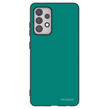 Picasee crna silikonska maskica za Samsung Galaxy A52 5G A525F - Emerald Mist
