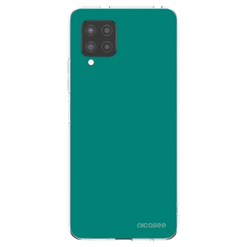 Picasee silikonska prozirna maskica za Samsung Galaxy A42 A426B - Emerald Mist