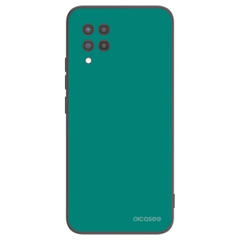 Picasee crna silikonska maskica za Samsung Galaxy A42 A426B - Emerald Mist