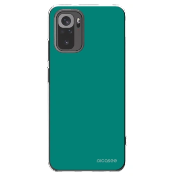Picasee silikonska prozirna maskica za Xiaomi Redmi Note 10S - Emerald Mist