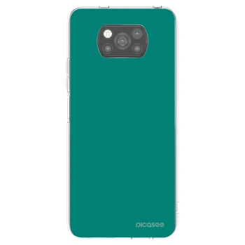 Picasee crna silikonska maskica za Xiaomi Poco X3 Pro - Emerald Mist