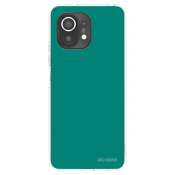 Picasee silikonska prozirna maskica za Xiaomi Mi 11 - Emerald Mist