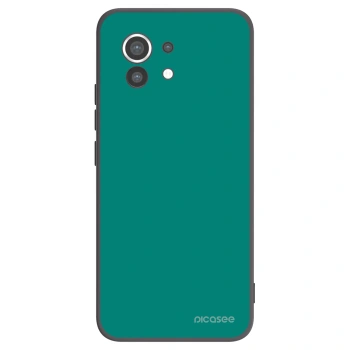 Picasee crna silikonska maskica za Xiaomi Mi 11 - Emerald Mist