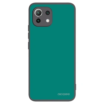 Picasee crna silikonska maskica za Xiaomi Mi 11 Lite - Emerald Mist