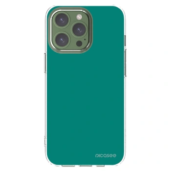 Picasee silikonska prozirna maskica za Apple iPhone 13 Pro - Emerald Mist