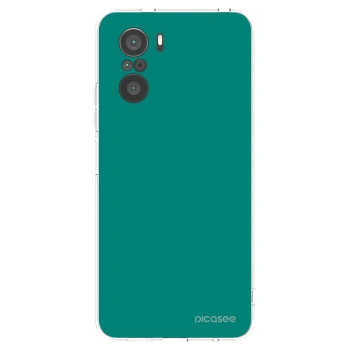 Picasee silikonska prozirna maskica za Xiaomi Poco F3 - Emerald Mist