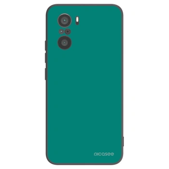 Picasee crna silikonska maskica za Xiaomi Poco F3 - Emerald Mist
