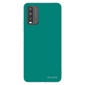 Picasee crna silikonska maskica za Xiaomi Redmi 9T - Emerald Mist