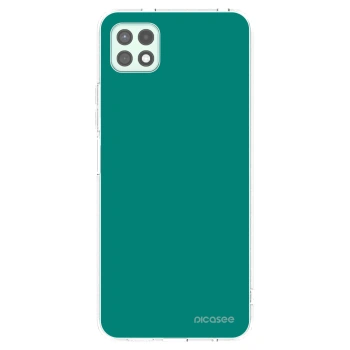 Picasee silikonska prozirna maskica za Samsung Galaxy A22 A226B 5G - Emerald Mist