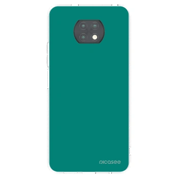 Picasee silikonska prozirna maskica za Xiaomi Redmi Note 9T - Emerald Mist