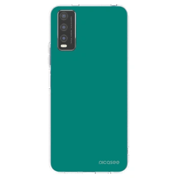 Picasee silikonska prozirna maskica za Vivo Y20s - Emerald Mist