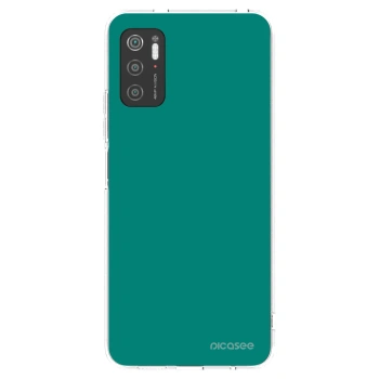 Picasee silikonska prozirna maskica za Xiaomi Poco M3 Pro 5G - Emerald Mist