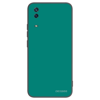 Picasee crna silikonska maskica za Vivo Y11s - Emerald Mist