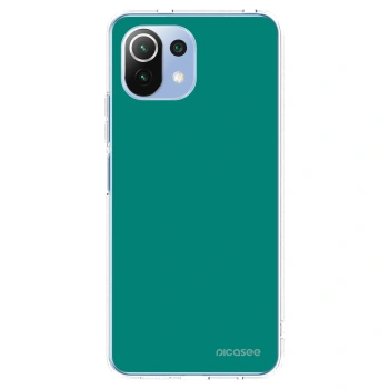 Picasee silikonska prozirna maskica za Xiaomi 11 Lite 5G NE - Emerald Mist