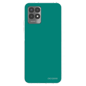 Picasee silikonska prozirna maskica za Realme 8i - Emerald Mist