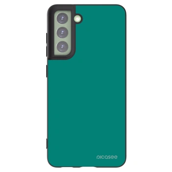 Picasee crna silikonska maskica za Samsung Galaxy S21 FE 5G - Emerald Mist