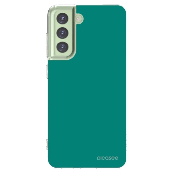 Picasee silikonska prozirna maskica za Samsung Galaxy S21 FE 5G - Emerald Mist