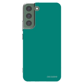 Picasee silikonska prozirna maskica za Samsung Galaxy S22+ 5G - Emerald Mist