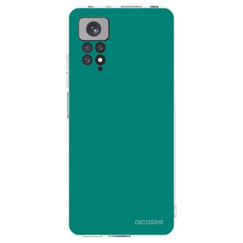 Picasee silikonska prozirna maskica za Xiaomi Redmi Note 11S 4G - Emerald Mist