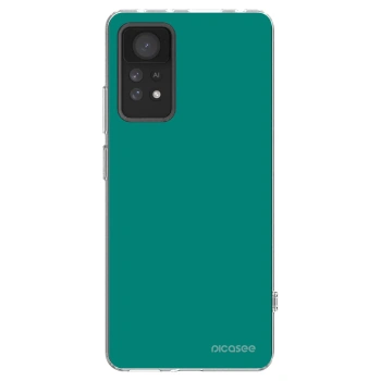 Picasee silikonska prozirna maskica za Xiaomi Redmi Note 11 Pro - Emerald Mist