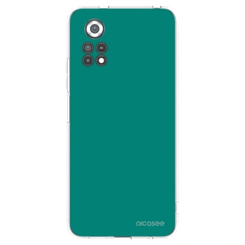 Picasee silikonska prozirna maskica za Xiaomi Poco X4 Pro 5G - Emerald Mist