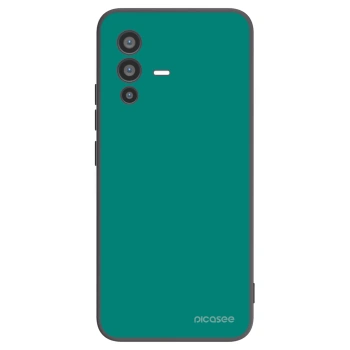 Picasee crna silikonska maskica za Vivo V23 5G - Emerald Mist