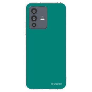 Picasee silikonska prozirna maskica za Vivo V23 5G - Emerald Mist