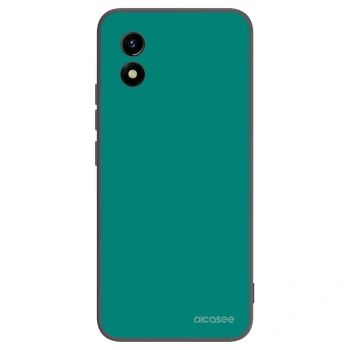Picasee crna silikonska maskica za Vivo Y01 - Emerald Mist