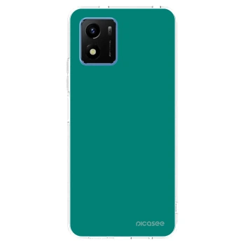 Picasee silikonska prozirna maskica za Vivo Y01 - Emerald Mist
