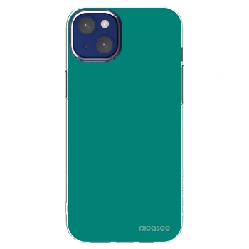 Picasee silikonska prozirna maskica za Apple iPhone 14 Plus - Emerald Mist