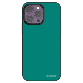 Picasee crna silikonska maskica za Apple iPhone 14 Pro Max - Emerald Mist