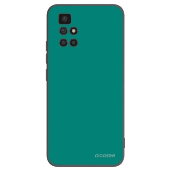 Picasee crna silikonska maskica za Xiaomi Redmi 10 (2022) - Emerald Mist