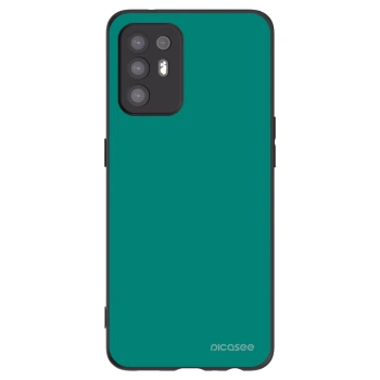 Picasee crna silikonska maskica za OPPO A94 5G - Emerald Mist