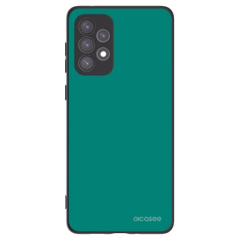 Picasee crna silikonska maskica za Samsung Galaxy A73 5G - Emerald Mist