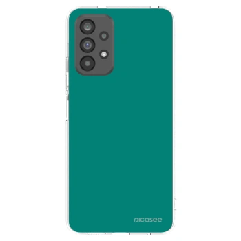 Picasee silikonska prozirna maskica za Samsung Galaxy A73 5G - Emerald Mist