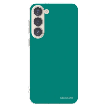 Picasee silikonska prozirna maskica za Samsung Galaxy S23+ 5G - Emerald Mist