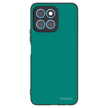 Picasee crna silikonska maskica za Honor X6 - Emerald Mist