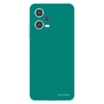 Picasee silikonska prozirna maskica za Xiaomi Redmi Note 12 5G - Emerald Mist