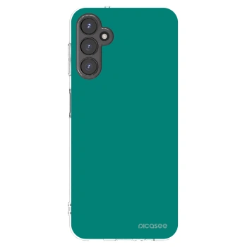 Picasee silikonska prozirna maskica za Samsung Galaxy A14 4G A145R - Emerald Mist