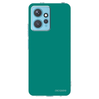 Picasee silikonska prozirna maskica za Xiaomi Redmi Note 12 4G - Emerald Mist