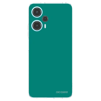 Picasee silikonska prozirna maskica za Xiaomi Poco F5 - Emerald Mist
