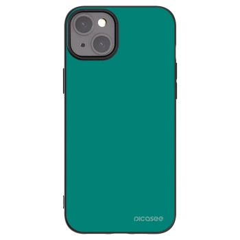 Picasee crna silikonska maskica za Apple iPhone 15 Plus - Emerald Mist