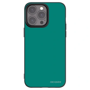 Picasee crna silikonska maskica za Apple iPhone 15 Pro Max - Emerald Mist