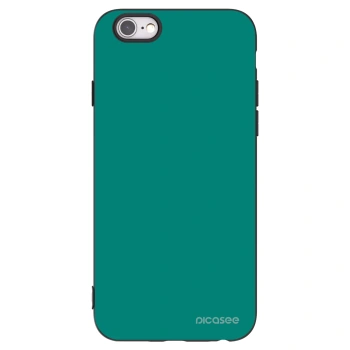 Picasee crna silikonska maskica za Apple iPhone 6/6S - Emerald Mist
