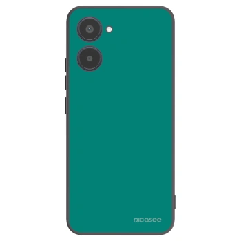 Picasee crna silikonska maskica za Realme 10 4G - Emerald Mist