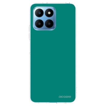 Picasee silikonska prozirna maskica za Honor 70 Lite - Emerald Mist