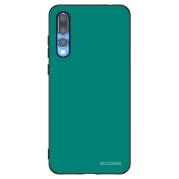 Picasee crna silikonska maskica za Huawei P20 Pro - Emerald Mist